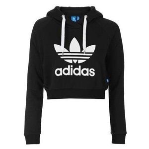 ADIDAS Trefoil Cropped Hoodie